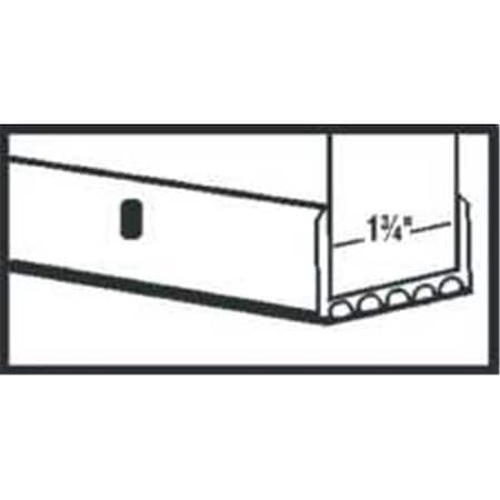 Thermwell Products Frost King -- White Vinyl. Fits 1-3/4" Wood Or Metal Doors. 471021